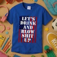 Funny Fireworks Day Drinking Kids T-Shirt thumb 3