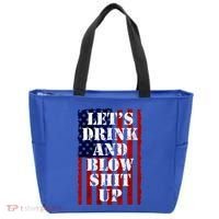 Funny Fireworks Day Drinking Tote Bag thumb 0