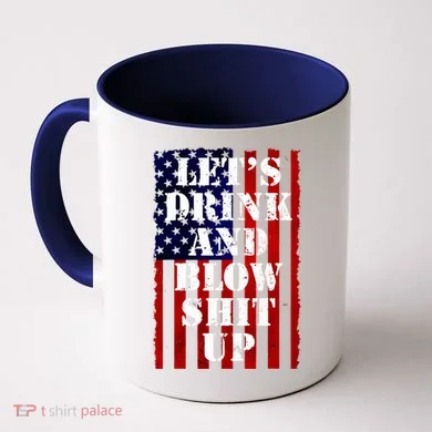 Funny Fireworks Day Drinking Coffee Mug
