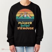 Funny Flicker Dodo Titmouse Bird Watch Nature Lover Women's Sweatshirt thumb 0