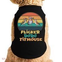 Funny Flicker Dodo Titmouse Bird Watch Nature Lover Doggie Tank thumb 0