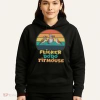 Funny Flicker Dodo Titmouse Bird Watch Nature Lover Hoodie thumb 5
