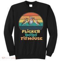 Funny Flicker Dodo Titmouse Bird Watch Nature Lover Sweatshirt thumb 0