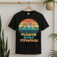 Funny Flicker Dodo Titmouse Bird Watch Nature Lover T-Shirt thumb 2