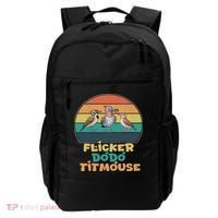 Funny Flicker Dodo Titmouse Bird Watch Nature Lover Backpack thumb 0