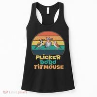 Funny Flicker Dodo Titmouse Bird Watch Nature Lover Women's Tank Top thumb 0