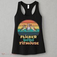 Funny Flicker Dodo Titmouse Bird Watch Nature Lover Women's Tank Top thumb 3