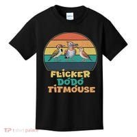 Funny Flicker Dodo Titmouse Bird Watch Nature Lover Kids T-Shirt thumb 0