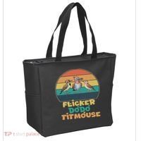 Funny Flicker Dodo Titmouse Bird Watch Nature Lover Tote Bag thumb 2