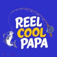 Funny FatherS Day Fish Reel Cool Fisher Papa Fishing Dad Funny Gift T-Shirt thumb 7