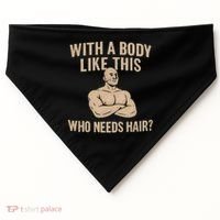 Funny Father's Day Gift Idea - Perfect for Dads! USA-Made Doggie Bandana thumb 0
