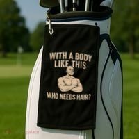 Funny Father's Day Gift Idea - Perfect for Dads! Golf Towel thumb 2