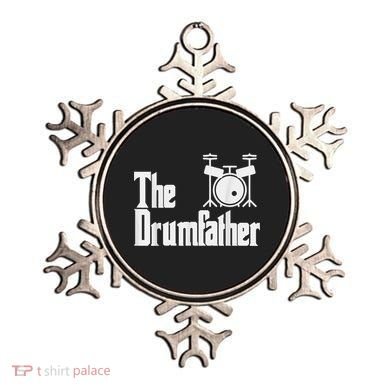 Funny Fathers Day The Drumfather Drummer Musician Dad Gift Ornament