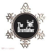 Funny Fathers Day The Drumfather Drummer Musician Dad Gift Ornament thumb 0