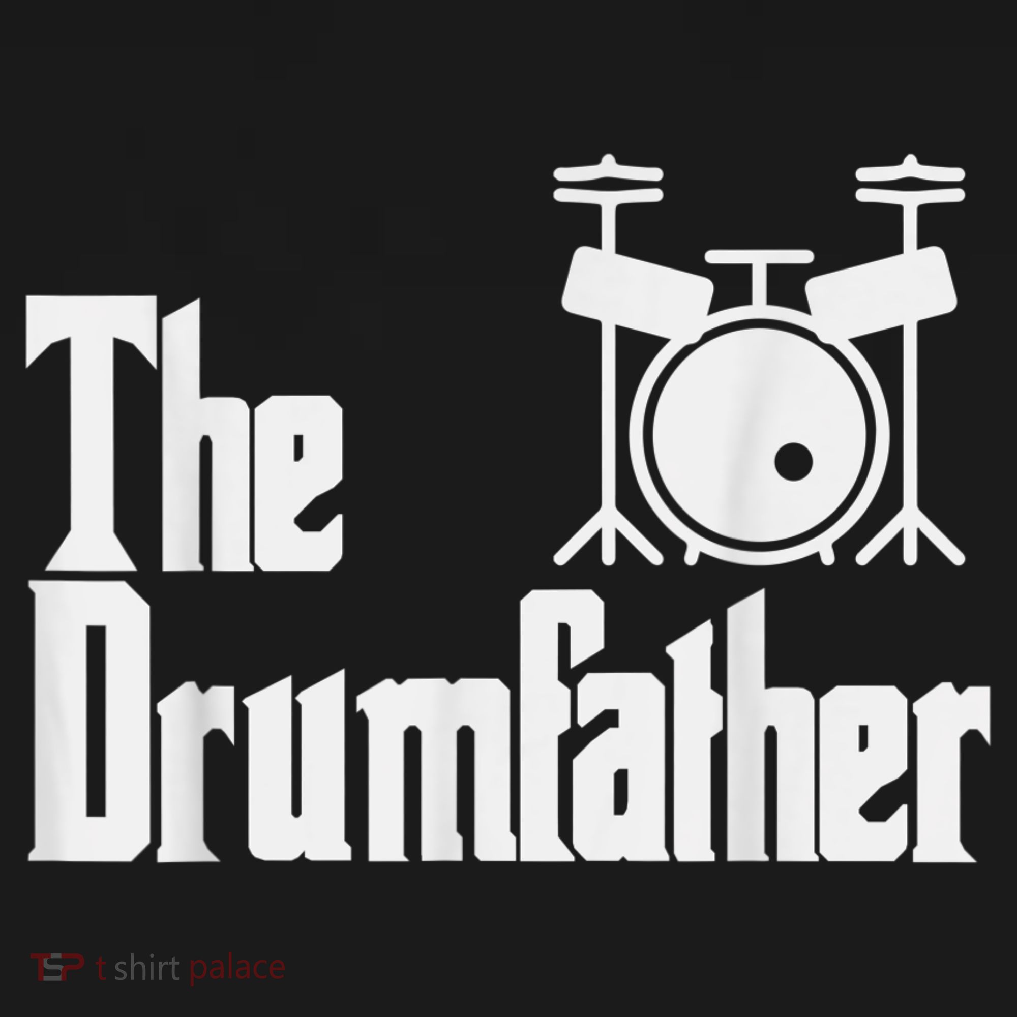 Funny Fathers Day The Drumfather Drummer Musician Dad Gift Ornament