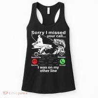 Funny Fishing Dad Funny Reel Cool Fish Fisherman Women's Tank Top thumb 0