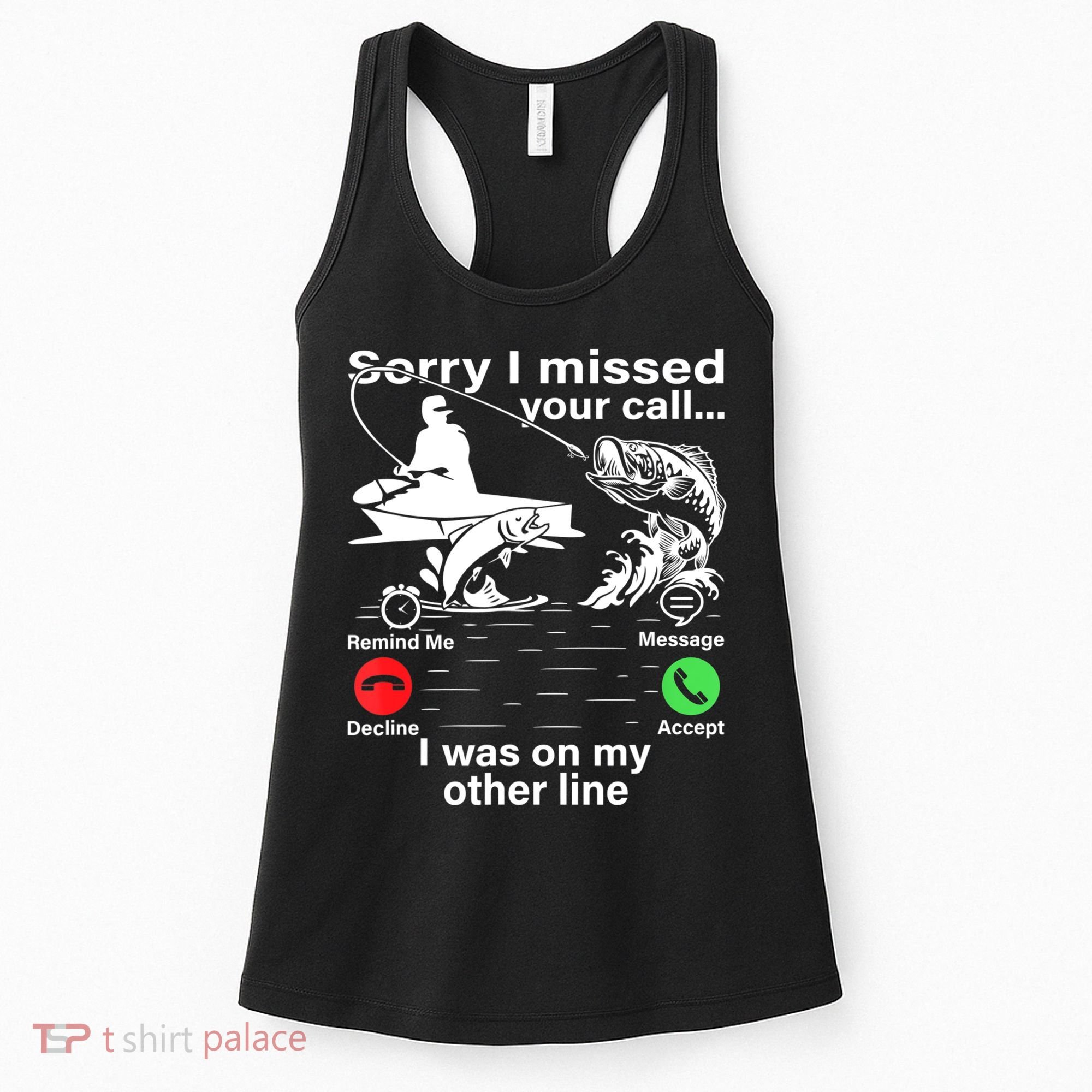 Funny Fishing Dad Funny Reel Cool Fish Fisherman Women's Tank Top