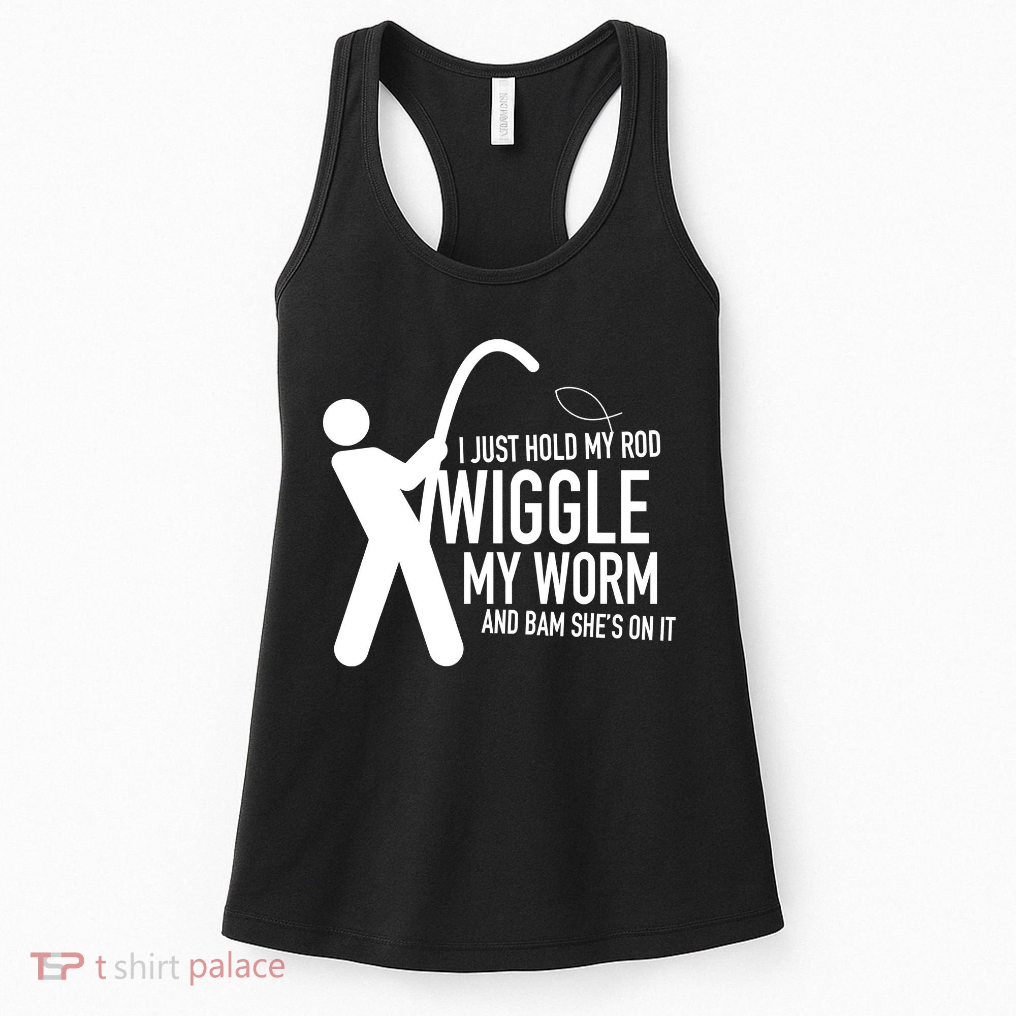 Funny Fishing Dirty Sexual Humor Women's Tank Top