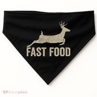 Fast Food Deer Hunter Hunting USA-Made Doggie Bandana thumb 0