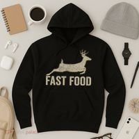 Fast Food Deer Hunter Hunting Hoodie thumb 3