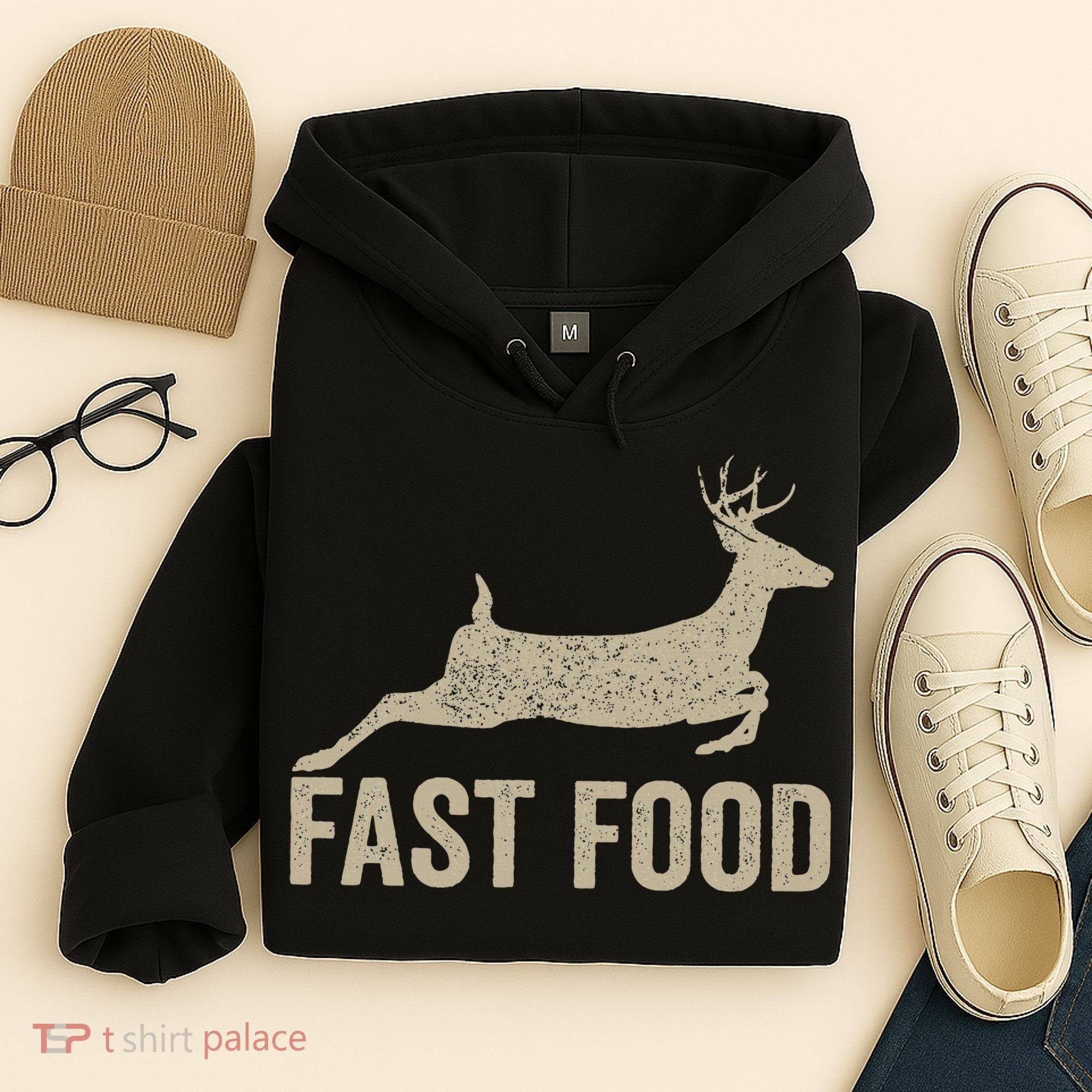 Fast Food Deer Hunter Hunting Hoodie