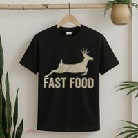 Fast Food Deer Hunter Hunting T-Shirt thumb 2