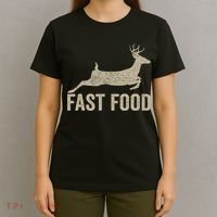 Fast Food Deer Hunter Hunting T-Shirt thumb 4
