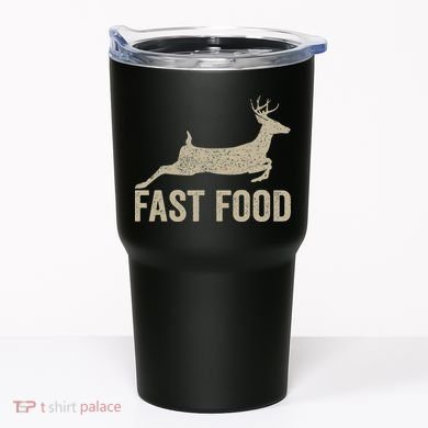 Fast Food Deer Hunter Hunting Tumbler