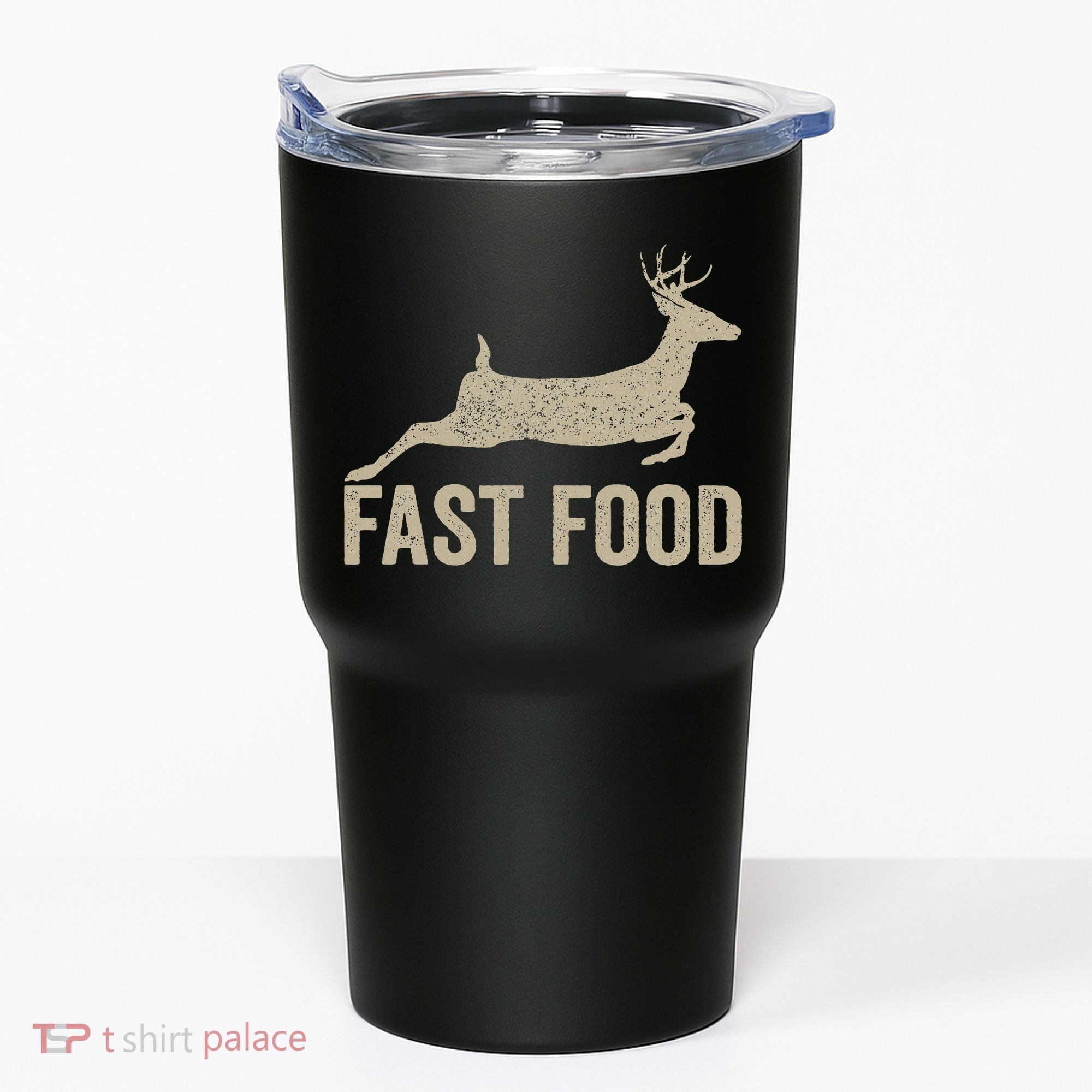Fast Food Deer Hunter Hunting Tumbler