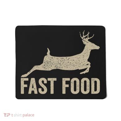 Fast Food Deer Hunter Hunting Mousepad