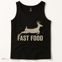 Fast Food Deer Hunter Hunting Tank Top thumb 2