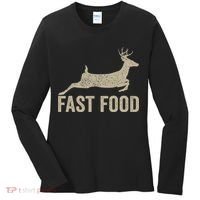 Fast Food Deer Hunter Hunting Women's Long Sleeve Shirt thumb 0