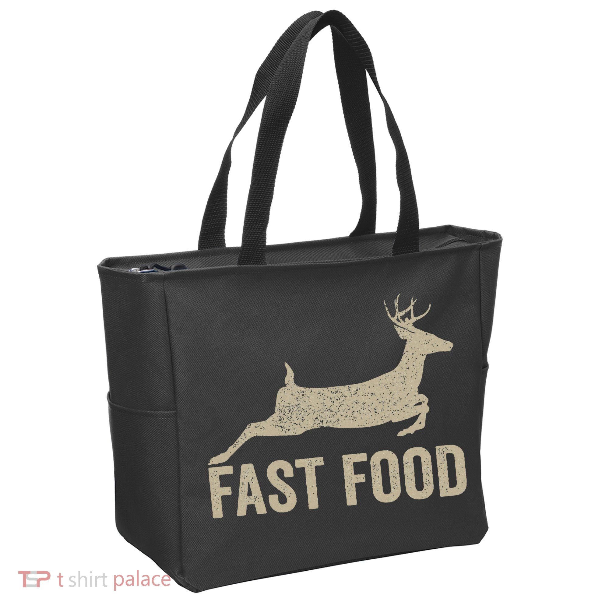 Fast Food Deer Hunter Hunting Tote Bag