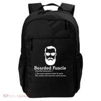 Funny Funcle Definition, Bearded Funcle Tee , Funcle , Beard Lover , Fun Uncle Backpack thumb 0