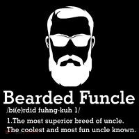 Funny Funcle Definition, Bearded Funcle Tee , Funcle , Beard Lover , Fun Uncle Backpack thumb 2