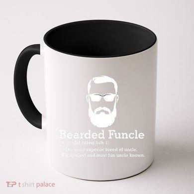 Funny Funcle Definition, Bearded Funcle Tee , Funcle , Beard Lover , Fun Uncle Coffee Mug