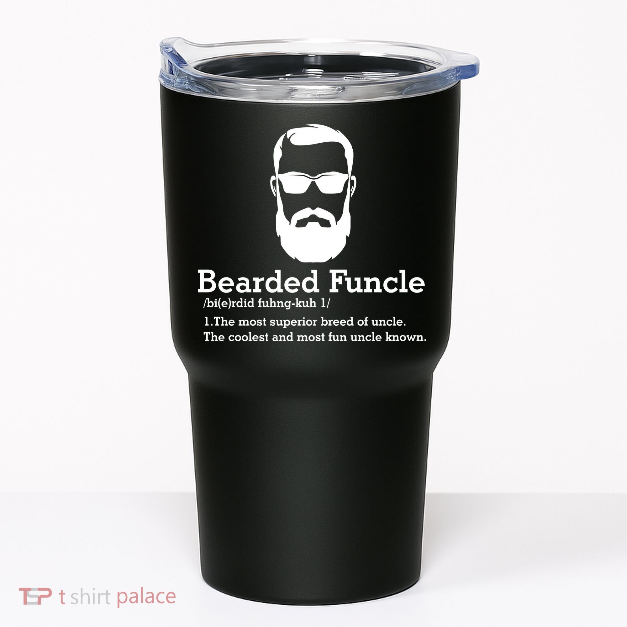 Funny Funcle Definition, Bearded Funcle Tee , Funcle , Beard Lover , Fun Uncle Tumbler