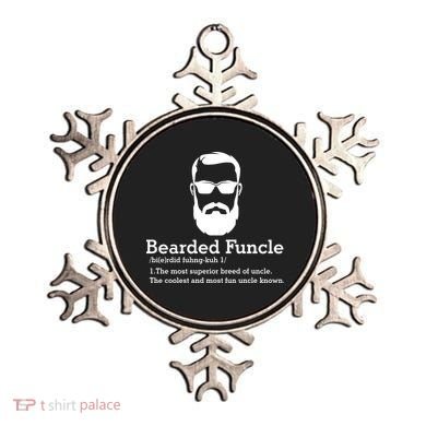 Funny Funcle Definition, Bearded Funcle Tee , Funcle , Beard Lover , Fun Uncle Ornament