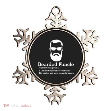 Funny Funcle Definition, Bearded Funcle Tee , Funcle , Beard Lover , Fun Uncle Ornament
