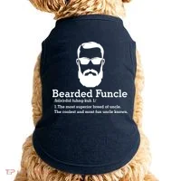 Funny Funcle Definition, Bearded Funcle Tee , Funcle , Beard Lover , Fun Uncle Doggie Tank thumb 0
