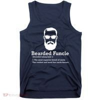 Funny Funcle Definition, Bearded Funcle Tee , Funcle , Beard Lover , Fun Uncle Tank Top thumb 0