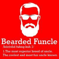 Funny Funcle Definition, Bearded Funcle Tee , Funcle , Beard Lover , Fun Uncle Santa Hat thumb 1