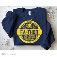 Fa-Thor - fathers day fathers day gift dad father Sweatshirt thumb 2