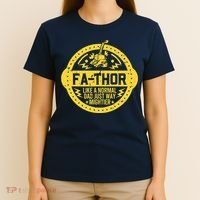 Fa-Thor - fathers day fathers day gift dad father T-Shirt thumb 4