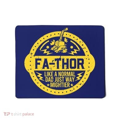 Fa-Thor - fathers day fathers day gift dad father Mousepad