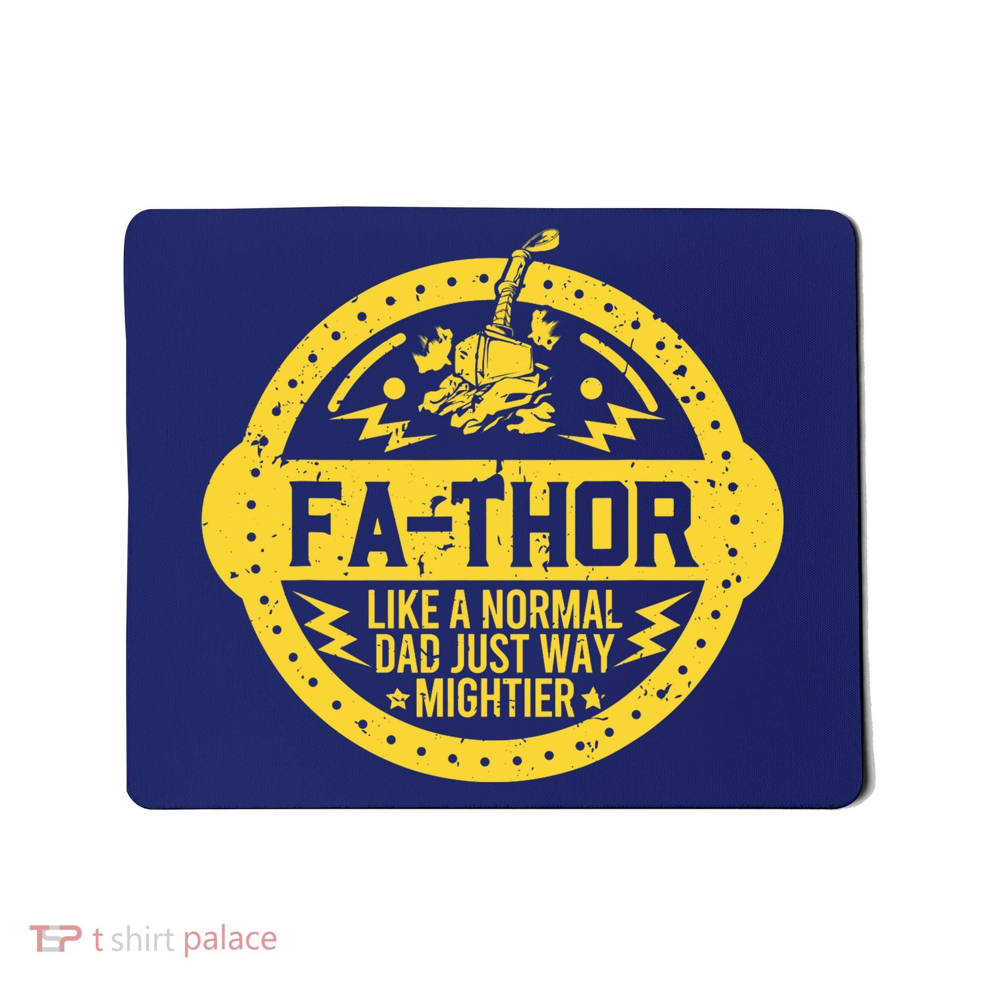 Fa-Thor - fathers day fathers day gift dad father Mousepad