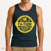 Fa-Thor - fathers day fathers day gift dad father Tank Top thumb 3