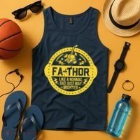 Fa-Thor - fathers day fathers day gift dad father Tank Top thumb 4