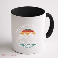 Funny First Day Of School Let The 7th Grade Adventure Begin Coffee Mug thumb 1