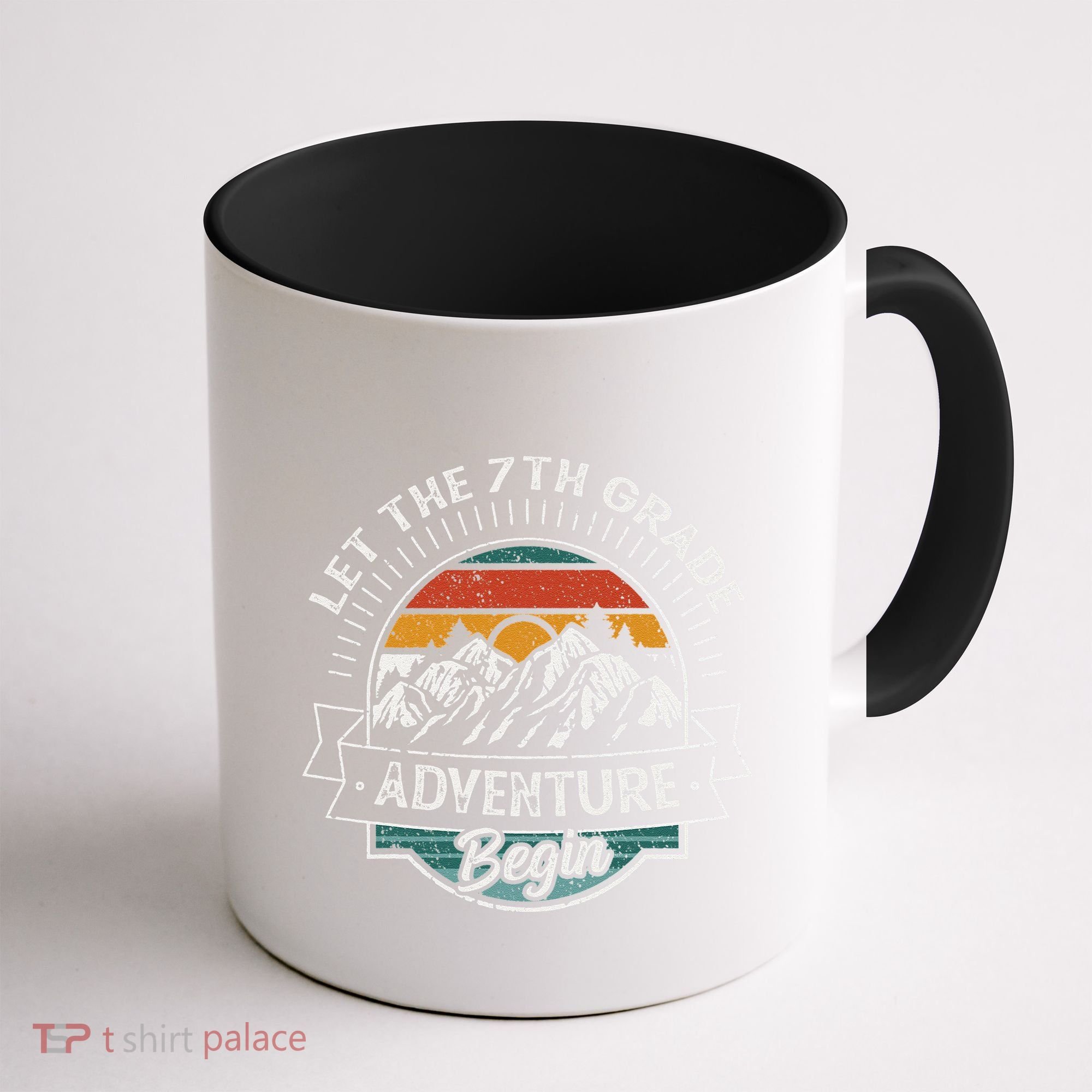 Funny First Day Of School Let The 7th Grade Adventure Begin Coffee Mug